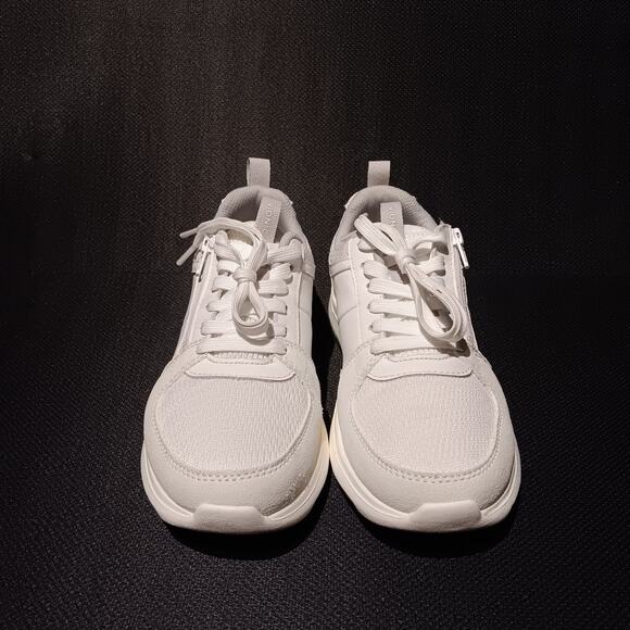 Vionic ATHENA Knit Leather Shoes In White Women’s Size 7.5 - Picture 2 of 13